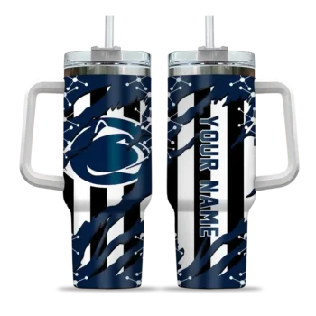 customized penn state nittany lions claw cut blue black curved tumbler best selling.webp