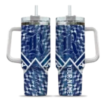 customized rice owls chevron angle navy blue curved tumbler best selling.webp