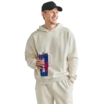 customized tulsa golden hurricane burst swirl blue curved tumbler best selling.webp