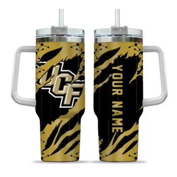customized ucf knights claw cut gold black curved tumbler best selling.webp