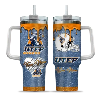customized utep miners heart helmet motif blue curved tumbler best selling.webp