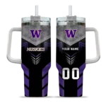 customized washington huskies arrow armor purple black curved tumbler best selling.webp