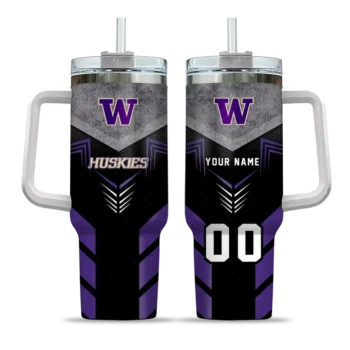 customized washington huskies arrow armor purple black curved tumbler best selling.webp