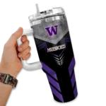 customized washington huskies arrow armor purple black curved tumbler best selling.webp