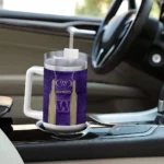 customized washington huskies hexagon armor purple curved tumbler best selling.webp
