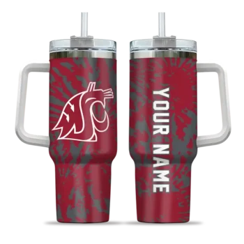 customized washington state cougars burst swirl crimson curved tumbler best selling.webp