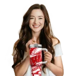 customized wisconsin badgers abstract paths red curved tumbler best selling.webp