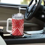 personalized nc state wolfpack chevron angle red curved tumbler best selling.webp