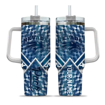 personalized nevada wolf pack chevron angle blue curved tumbler best selling.webp