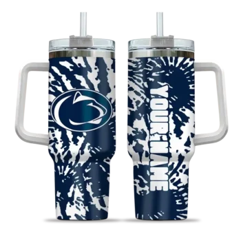 personalized penn state nittany lions burst swirl blue curved tumbler best selling.webp