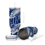 personalized rice owls abstract paths navy blue curved tumbler best selling.webp