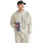 personalized rice owls superman shield navy blue gray curved tumbler best selling.webp