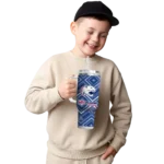 personalized south alabama jaguars bold diamonds blue curved tumbler best selling.webp