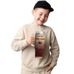 personalized texas state bobcats gradient dots maroon curved tumbler best selling.webp