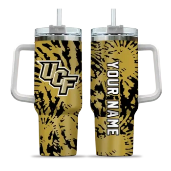 personalized ucf knights burst swirl gold curved tumbler best selling.webp