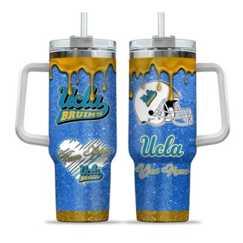personalized ucla bruins heart helmet motif blue curved tumbler best selling.webp