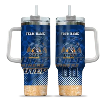 personalized utep miners geometric prism blue curved tumbler best selling.webp