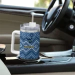 personalized west virginia mountaineers bold diamonds blue curved tumbler best selling.webp