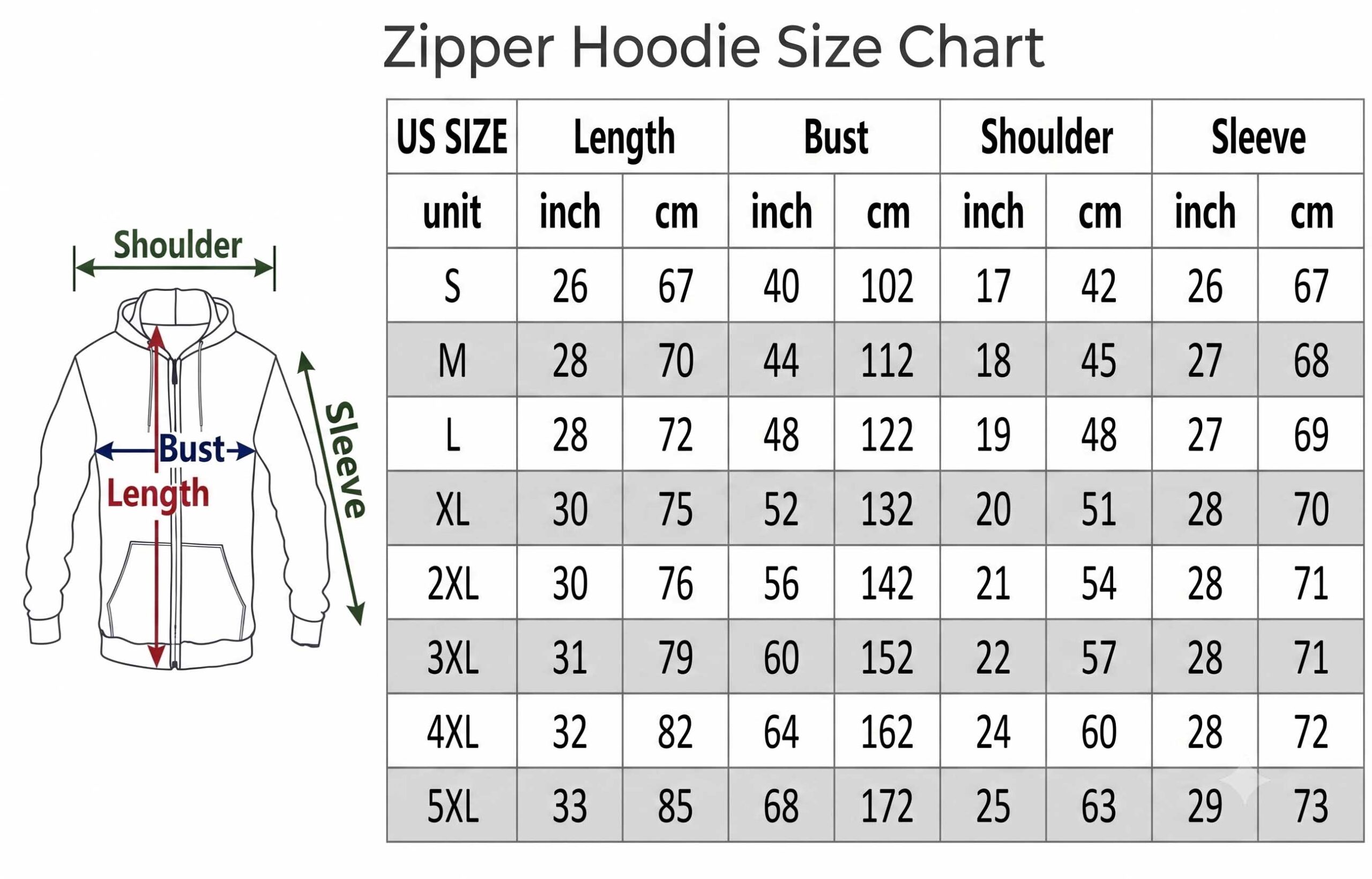 Golden State Valkyries hoodie and sweatpants set size chart